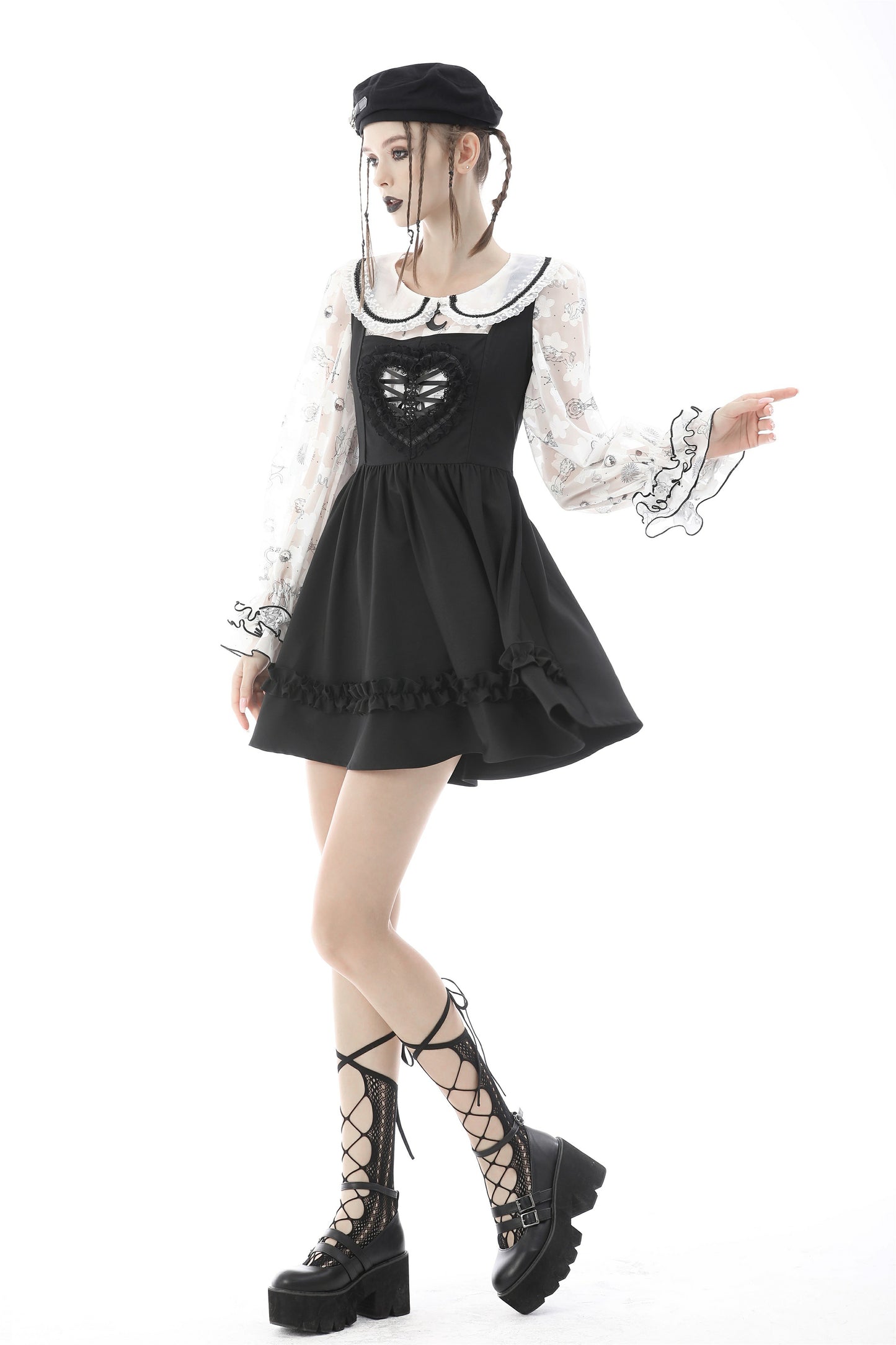 Give Me Your Heart Dolly Dress by Dark In Love