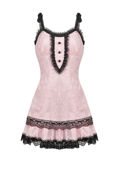 Duchess Pink Lace Dress by Dark In Love