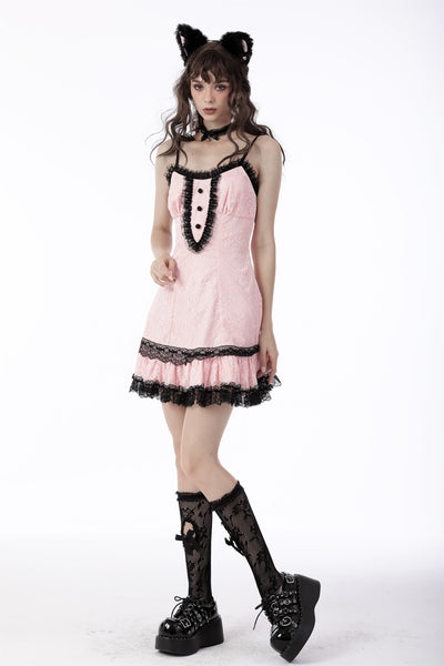 Duchess Pink Lace Dress by Dark In Love