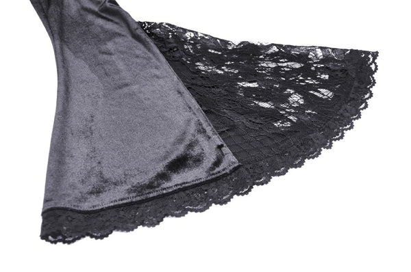 Send A Raven Velvet Lace Dress by Dark In Love