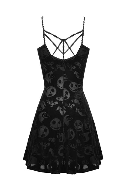 Spooky Nightmare Skull Dress by Dark In Love