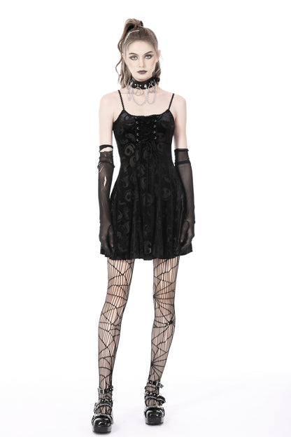 Spooky Nightmare Skull Dress by Dark In Love