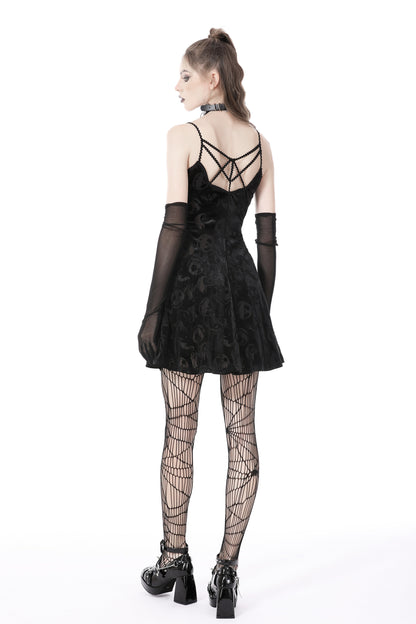 Spooky Nightmare Skull Dress by Dark In Love