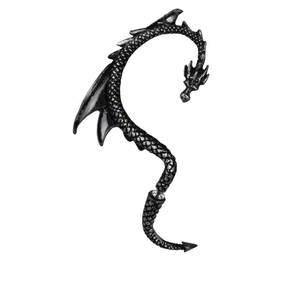 The Black Dragon's Lure Ear-Wrap by Alchemy Gothic