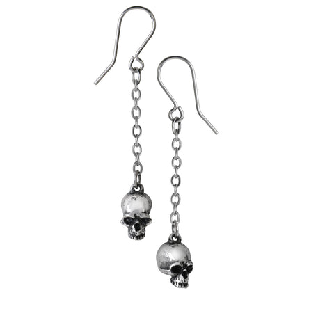 Deadskull Earrings by Alchemy Gothic