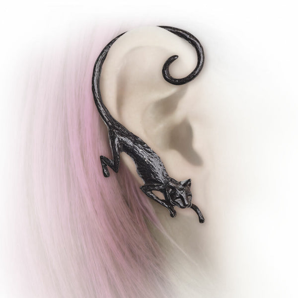 Black Cat Ear-Wrap by Alchemy Gothic