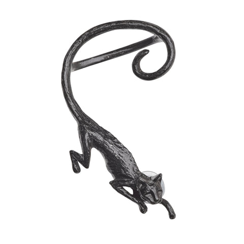 Black Cat Ear-Wrap by Alchemy Gothic