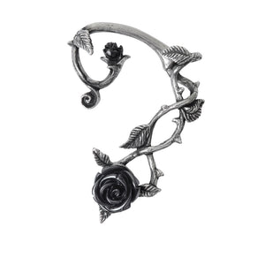 Black Rose Ear-Wrap by Alchemy Gothic