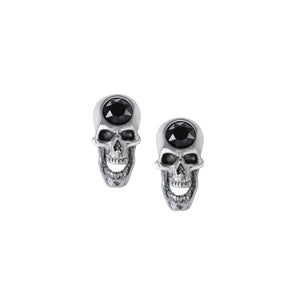 Screaming Skull Stud Earrings by Alchemy Gothic