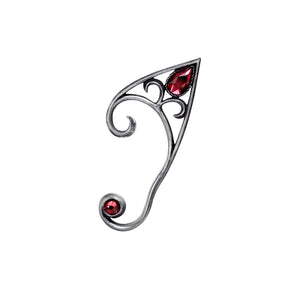 Elvyn Silver Ear-Wrap Pewter by Alchemy Gothic