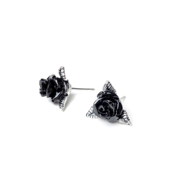 Ring O'Roses Ear Studs by Alchemy Gothic