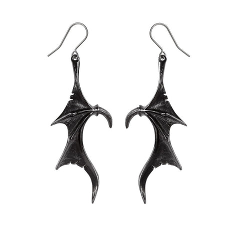 Wings of Midnight Earrings by Alchemy Gothic
