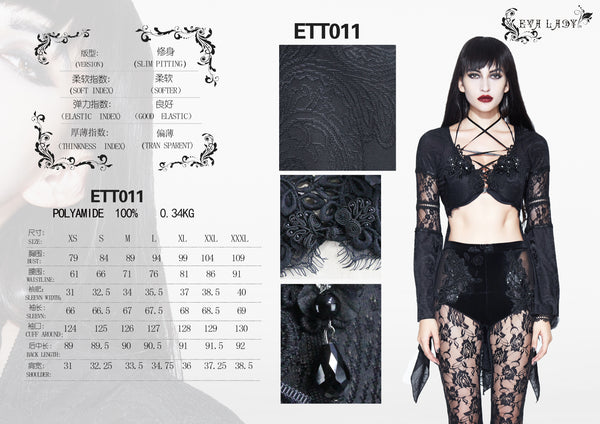Dark Fairy Top by Eva Lady