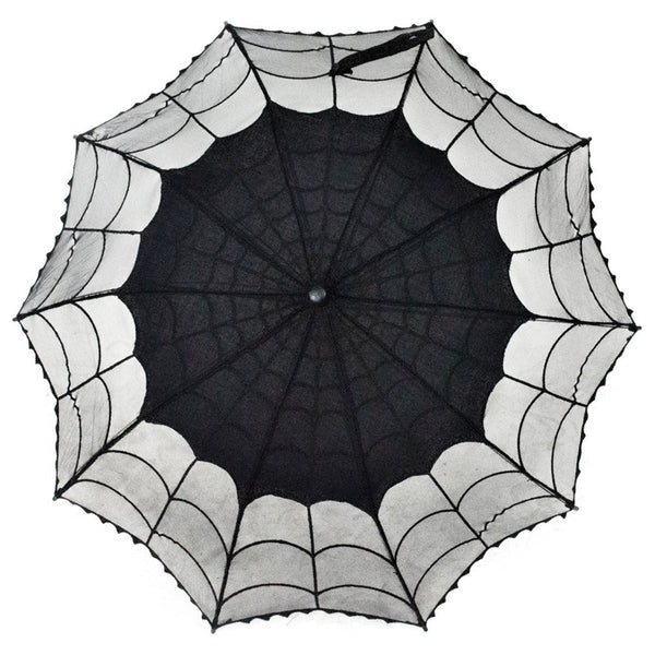 Spiderweb Lace Parasol by Kreepsville 666