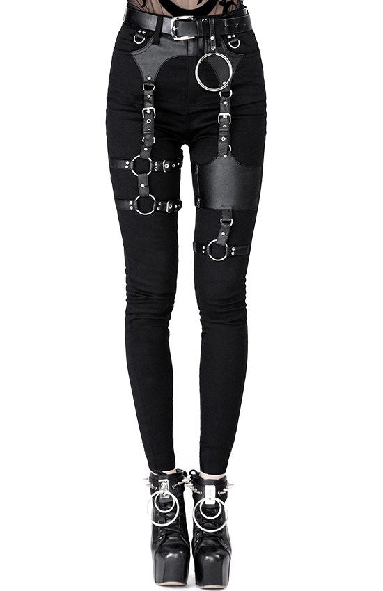 Gothic Harness Jeans by Restyle
