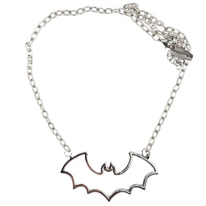 Bat Outline Necklace by Kreepsville 666