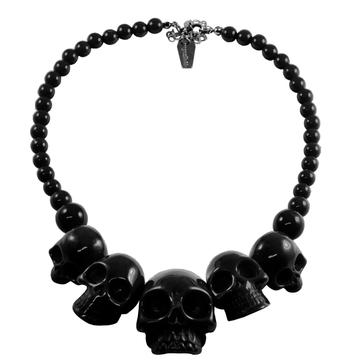 Skull Collection Black Necklace by Kreepsville 666