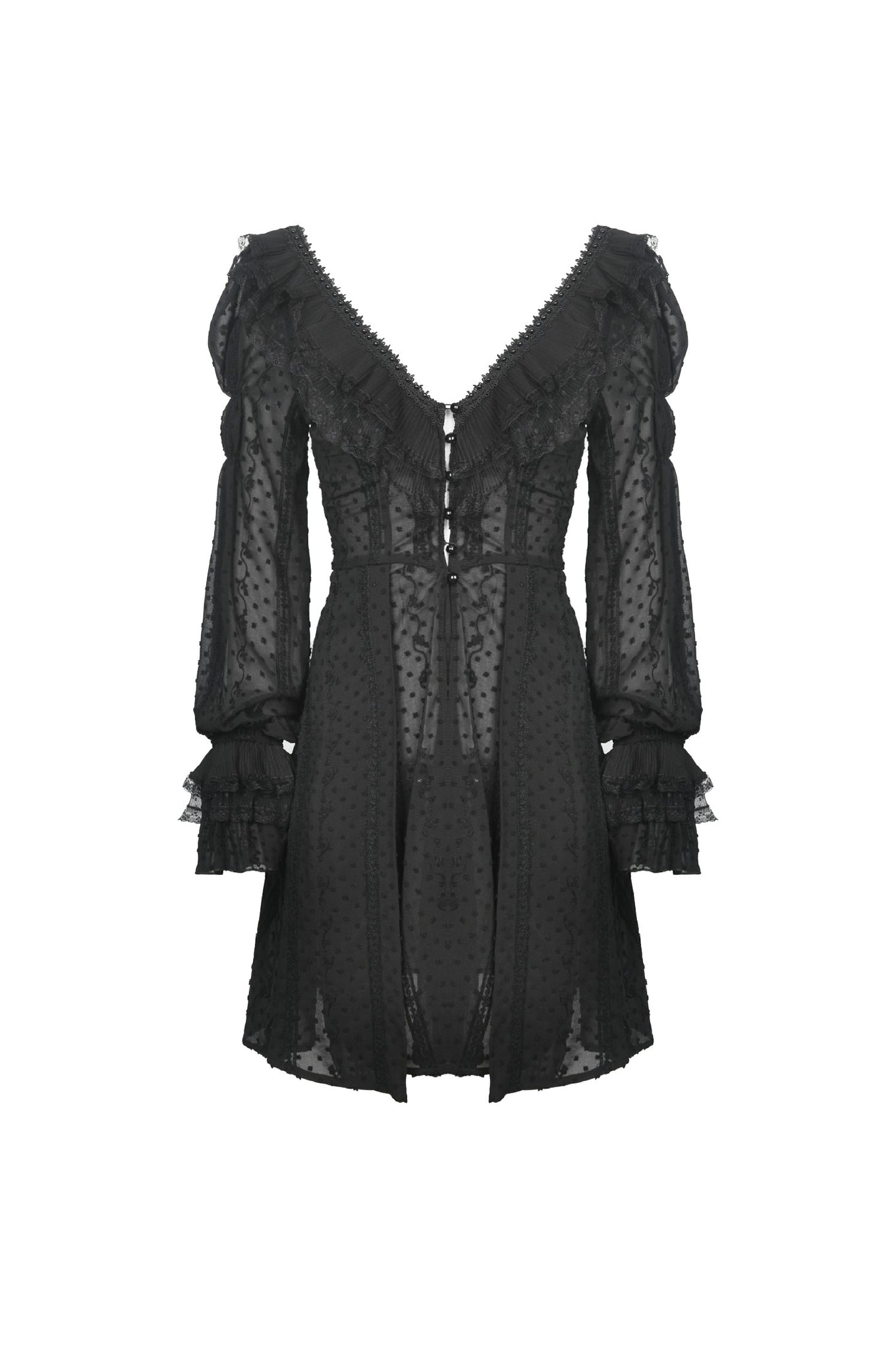 Howling Winds Frilly Cardigan by Dark In Love