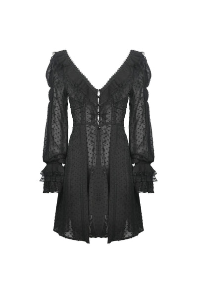 Howling Winds Frilly Cardigan by Dark In Love