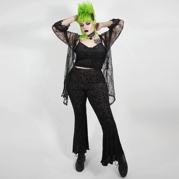 Love At Dusk Bell Bottom Pants by Punk Rave