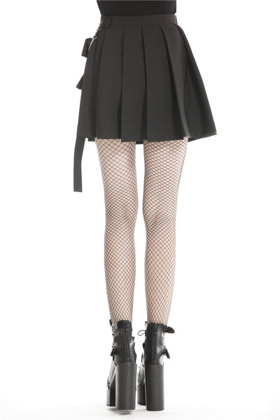 Punk Pleated Skirt by Dark In Love