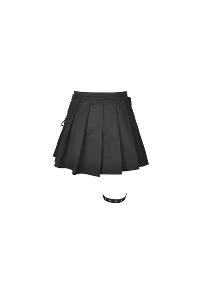 Ghoulfriend Pleated Skirt by Dark In Love