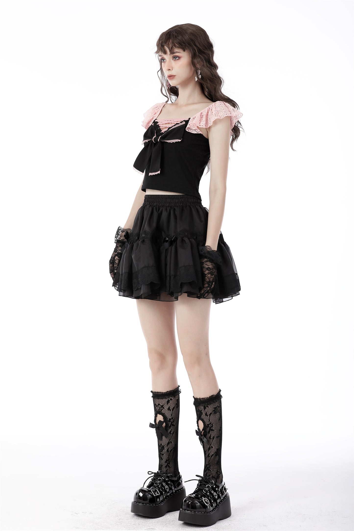 Gothic Frilly Fancies Skirt by Dark In Love