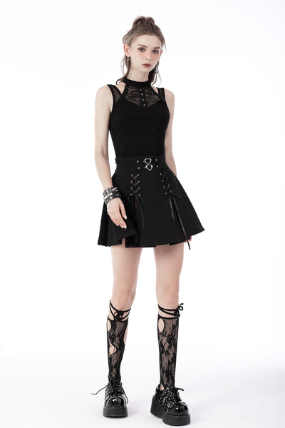 Love Me Dearly Pleated Skirt by Dark In Love
