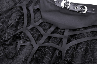Lydia Spider Web Skirt by Dark In Love
