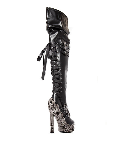 Lokie Thigh High Boots by Hades Footwear
