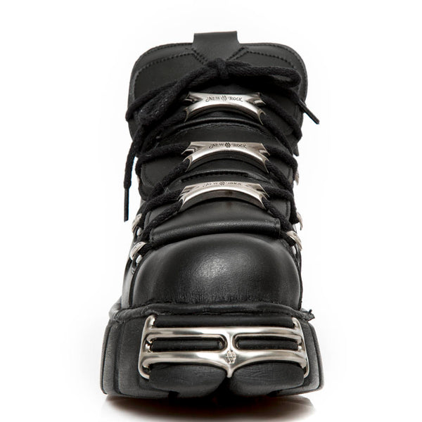 106-VS1 Vegan Ankle Metallic Boots by New Rock