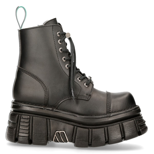 M.NEWMILI083-VS2 Vegan Ankle Metallic Boots by New Rock