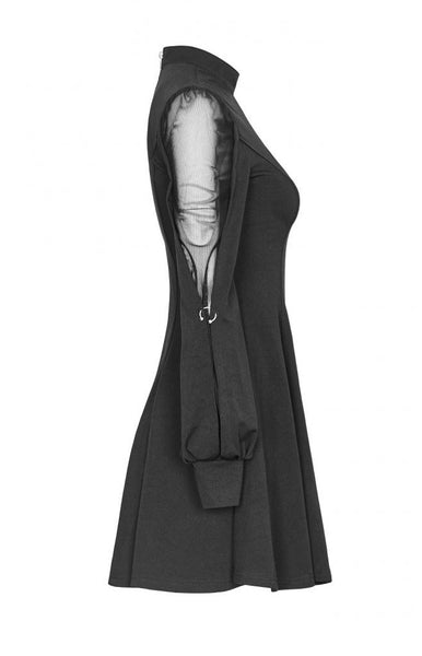 Love Upside Down Heart Cut Out Dress by Punk Rave