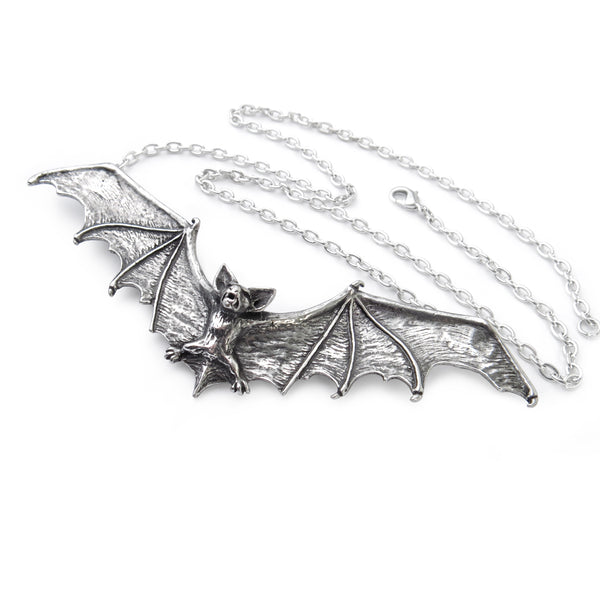 Gothic Bat Necklace by Alchemy Gothic