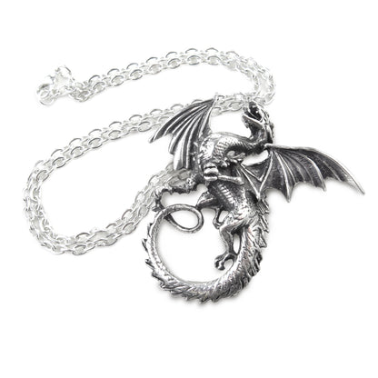 The Whitby Wyrm Pendant Necklace by Alchemy Gothic