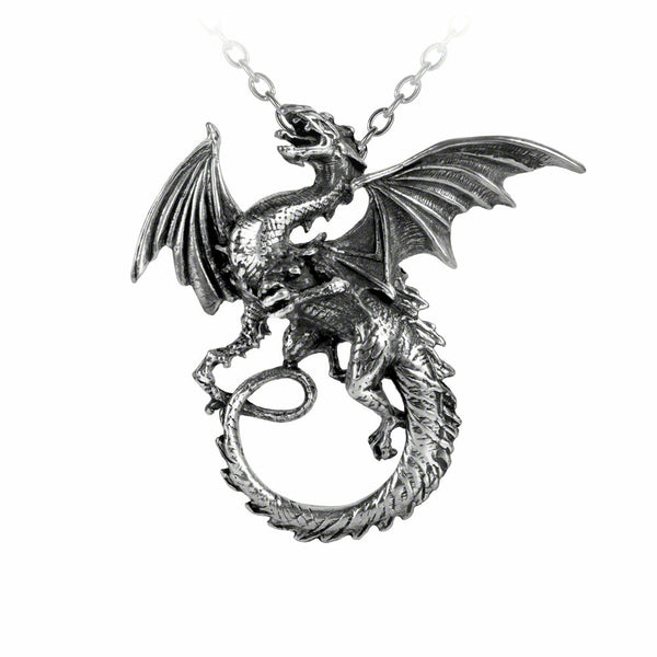 The Whitby Wyrm Pendant Necklace by Alchemy Gothic