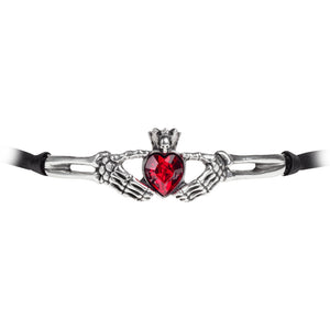 Claddagh By Night Choker by Alchemy Gothic