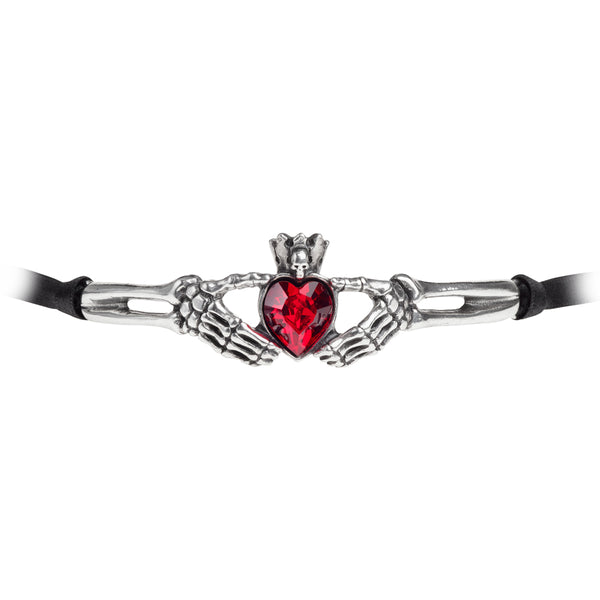 Claddagh By Night Choker by Alchemy Gothic