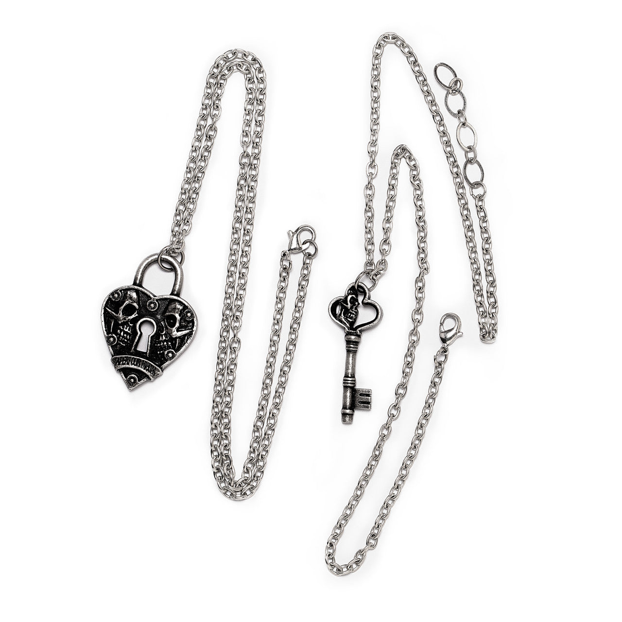 Key To Eternity Couples Pendant Necklaces by Alchemy Gothic