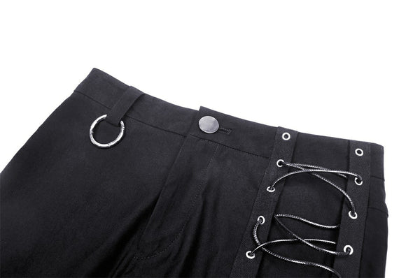 Rock & Rebel Buckle Lace Up Pants by Dark In Love
