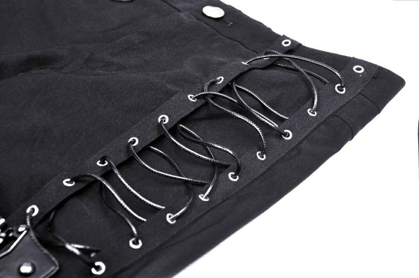 Rock & Rebel Buckle Lace Up Pants by Dark In Love