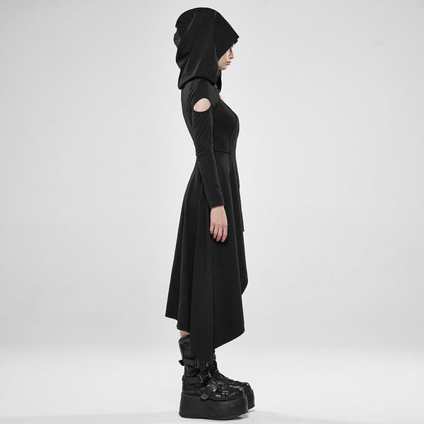 Little Dark Spooky Hood Dress by Punk Rave