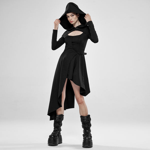 Little Dark Spooky Hood Dress by Punk Rave