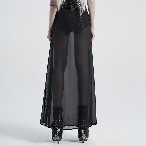 No Time For Sorrow Sheer Skirt by Punk Rave