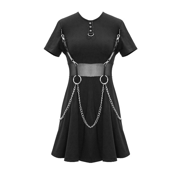 All The Rage Chain Dress by Devil Fashion