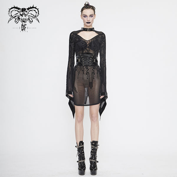 Droid Sheer Dress by Devil Fashion