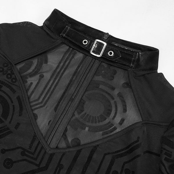 Droid Sheer Dress by Devil Fashion