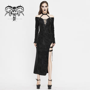 Reborn Split Dress by Devil Fashion