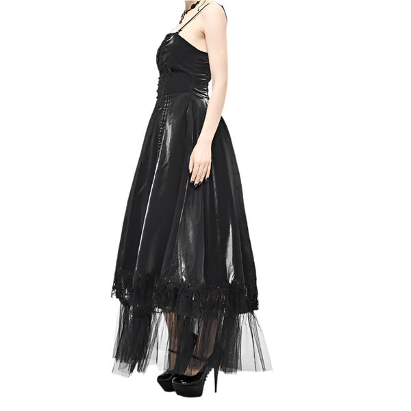 Singing Wraith Black Dress by Devil Fashion