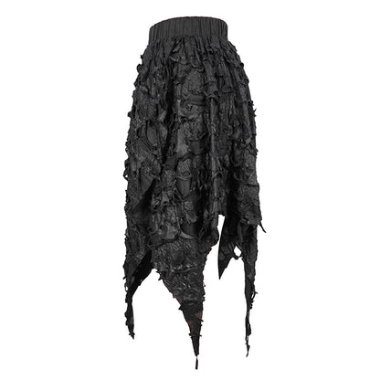 Gothic Tattered Skirt by Devil Fashion